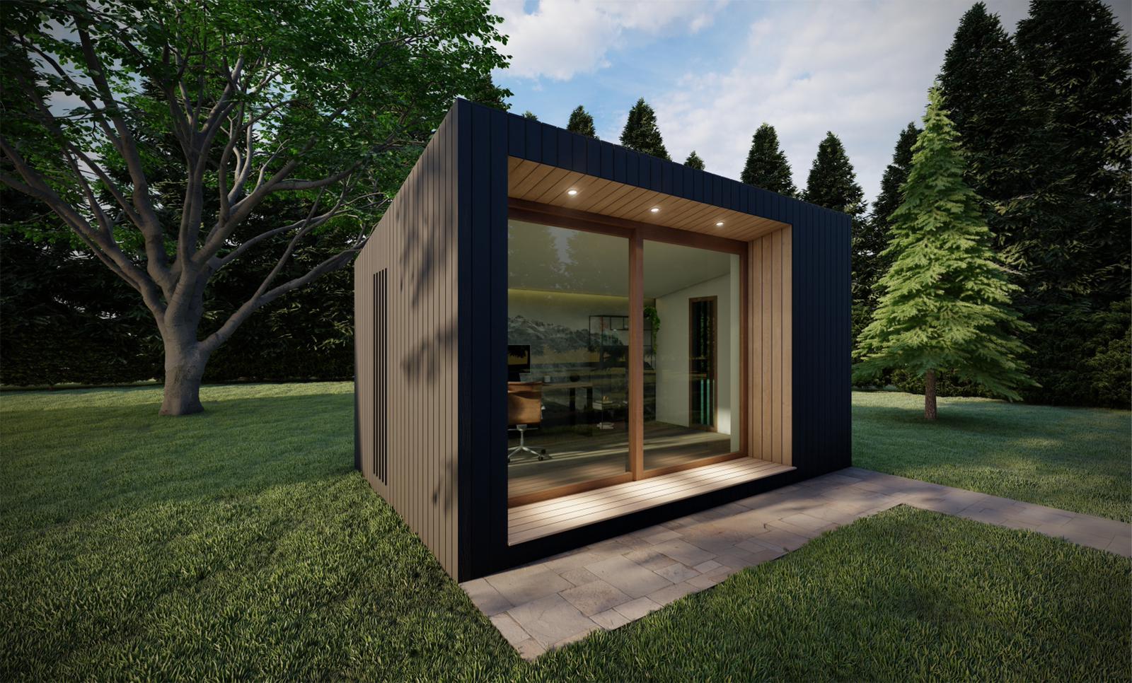 Pod #15 Z3 moderne kantoorruimte in de tuin