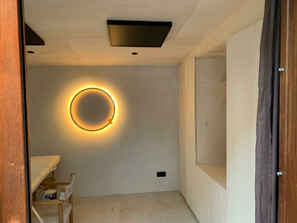 Interieur tuinkantoor Amsterdam
