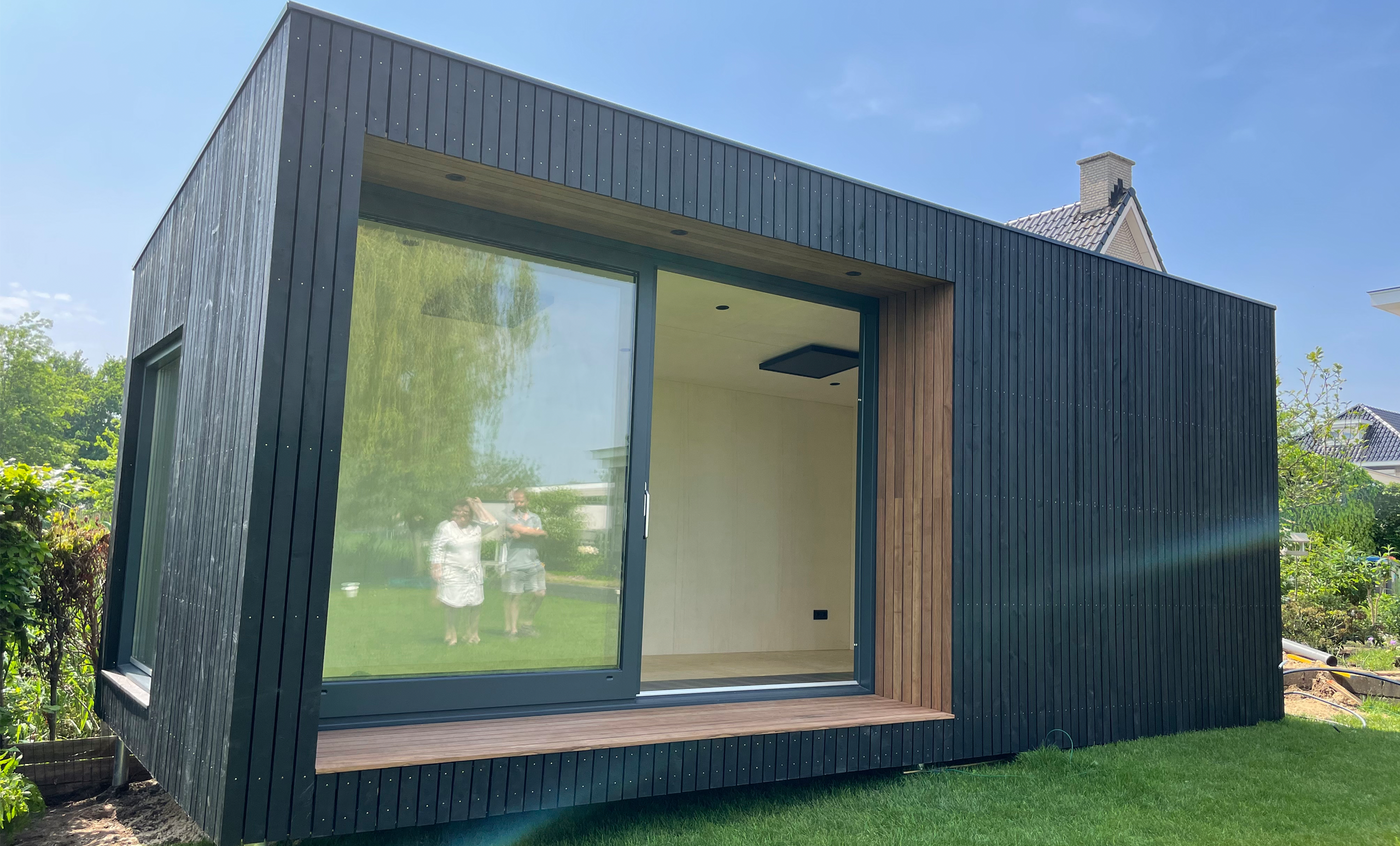 garden pod test groot kantoor aan huis voor in de achtertuin