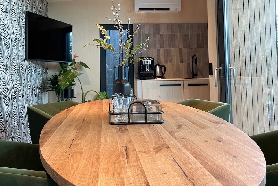 Vergaderlocatie in tuin